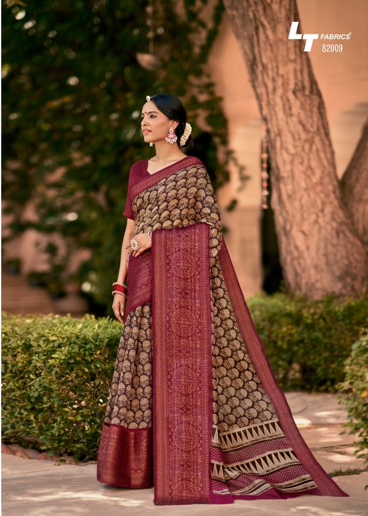 Lt Prerna 3 Festive Wear Cotton Printed Designer Saree Collection